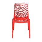 Kit 2 Cadeiras Vazada Em Polipropileno Gruvyer Espresso Móvei