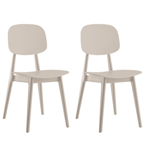 Kit 2 Cadeiras Vegas Com Estrutura Em Polipropileno Fratini