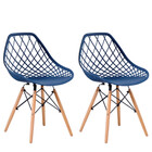 Kit 2 Cadeiras Veneza Com Estrutura Polipropileno E Base Made