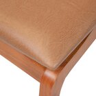 Kit 2 Cadeiras Veneza Madeira Maçica 86cm X 43cm X 55cm Natur