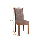 Kit 2 Cadeiras Viena  Cherry/cobre