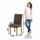 Kit 2 Cadeiras Vita   Nature/bege