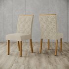 Kit 2 Cadeiras Vita   Nature/linho