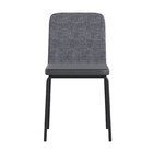 Kit 2 Cadeiras Werk Aço Yescasa Preto