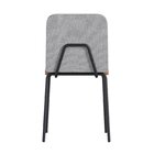 Kit 2 Cadeiras Werk Aço Yescasa Preto/whisky/prata