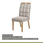 Kit 2 Cadeiras Wood Berlim Mel/bege