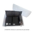 Kit 2 Caixa Organizadora Média 13,5 L Cristal Com Trava