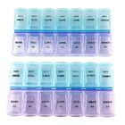 Kit 2 Caixa Porta Comprimidos Organizador De Remédios 7 Dias