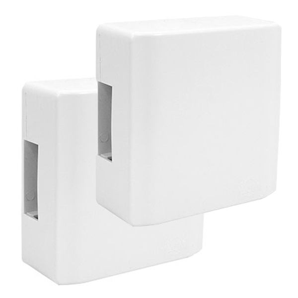 Kit 2 Caixa Sobrepor Ar Condicionado Disjuntor + Tomada 20a