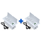 Kit 2 Caixas De Tomadas 4 Blocos Basculante 3 Tom 20a 2 Usb C