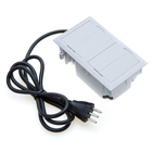 Kit 2 Caixas De Tomadas 4 Blocos Com 3 Tomadas 20a 2usb 9.0a