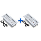 Kit 2 Caixas De Tomadas 7 Blocos 6 Tomadas 20a 2 Usb (1 Tipo