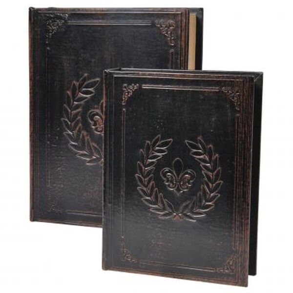 Kit 2 Caixas Formato Livro  Para Decoração E Organização