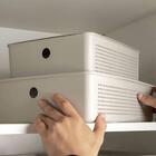 Kit 2 Caixas Organizadoras Com Tampa Ou 27x22x9cm Cesto Organ