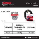 Kit 2 Câmara De Ar 4.00x8 Para Pneu Industrial Armazém Carga