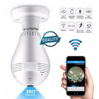 Kit 2 Câmeras Lâmpadas Ip De Segurança 1mp 360 Espia Visão No