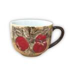 Kit 2 Caneca Jumbo 500 Ml Consumê De Porcelana Xícara Grande