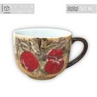 Kit 2 Caneca Jumbo 500 Ml Consumê De Porcelana Xícara Grande