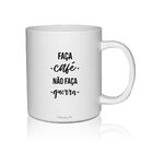 Kit 2 Canecas Brancas Personalizadas Para Home Office Guerra