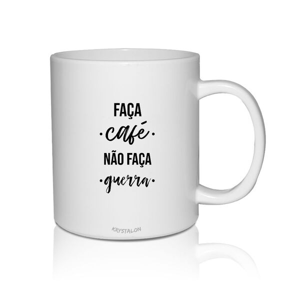 Kit 2 Canecas Brancas Personalizadas Para Home Office Guerra