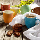 Kit 2 Canecas Cerâmica Ipanema 175ml Amarela