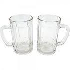 Kit 2 Canecas Chopp Cerveja Vidro Transparente 400ml Beber El