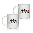 Kit 2 Canecas Personalizadas Acrílico Mr&mrs- Para Dia Dos Na