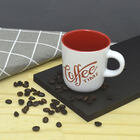 Kit 2 Canecas Porcelana 180ml Coffe Time Colors Lyor Vermelho