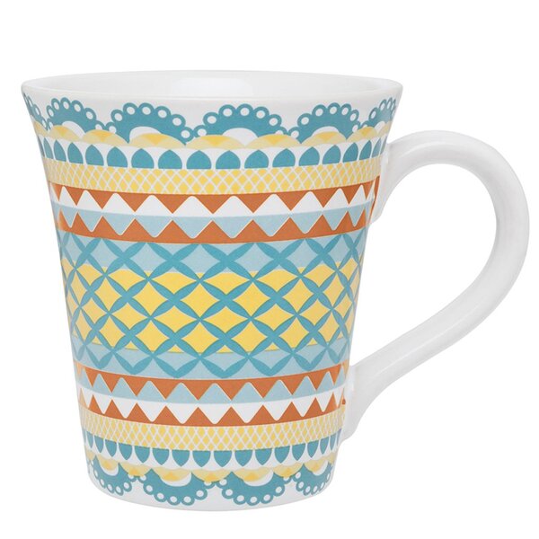 Kit 2 Canecas Tulipa Bilro Oxford® Cerâmica 330ml