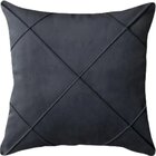 Kit 2 Capa De Almofada Suede Aveludada Drapeada 45x45cm Grafi