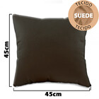 Kit 2 Capas Almofada Decorativa Com Ziper Suede 45x45 Bf Colc