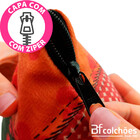 Kit 2 Capas Almofada Decorativa Para Sala Com Ziper Suede 45x