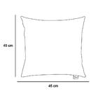 Kit 2 Capas Almofada Tecido Estampado Veneza D21