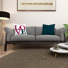 Kit 2 Capas De Almofada Decoração Estampada Chevron Vermelho