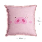 Kit 2 Capas De Almofada Dolce Belchior Rosa