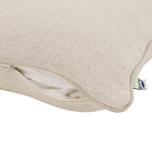 Kit 2 Capas de Almofada Quadrada Eco Tecido Cinza 43x43cm