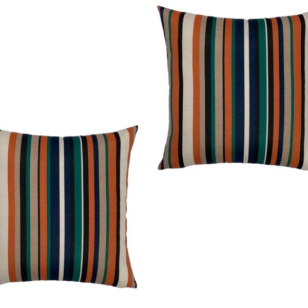 Kit 2 Capas De Almofada Impermeável Belize Zíper Invisível 45