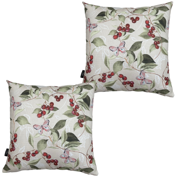 Kit 2 Capas De Almofada Impermeável Estampa Digital 100% Algo