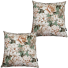 Kit 2 Capas De Almofada Impermeável Estampa Digital 100% Algo