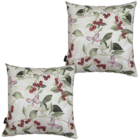 Kit 2 Capas De Almofada Impermeável Estampa Digital 100% Algo