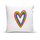 Kit 2 Capas De Almofadas Para Sofá 40x40 Bandeira Arco-íris B