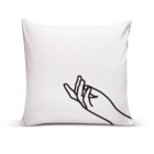 Kit 2 Capas De Almofadas Para Sofá 40x40 Casal Conexão Branco