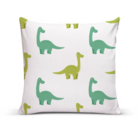 Kit 2 Capas De Almofadas Para Sofá 40x40 Dinossauros Branco