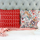 Kit 2 Capas De Almofadas Para Sofá 40x40 Tema Natal Branco