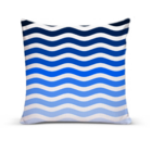 Kit 2 Capas De Almofadas Para Sofá Cheias 40x40 Azul Mar Bran