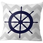 Kit 2 Capas De Almofadas Timão Azul Navegação Marítima