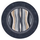 Kit 2 Capas P/ Sousplat Blue Waves 35x35