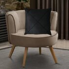 Kit 2 Capas Para Almofada Drapeada Em Veludo Quadrada 60x60 T