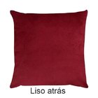 Kit 2 Capas Para Almofada Drapeada Em Veludo Quadrada Bordo