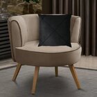 Kit 2 Capas Para Almofada Drapeada Em Veludo Quadrada Preto E